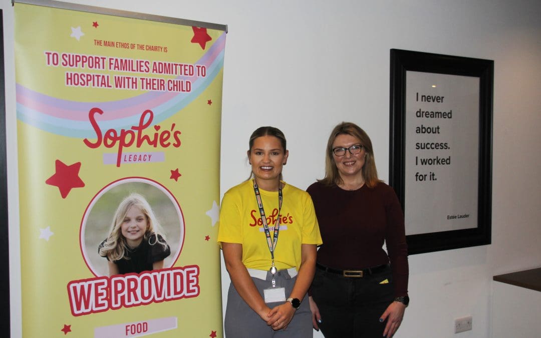 Sophie’s Legacy named as Connect It’s Charity of the Year for 2025